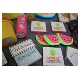 Plastic plates, reusable cups, and ...