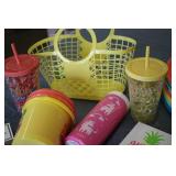 Plastic plates, reusable cups, and ...
