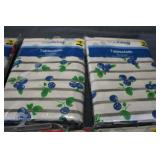 9 Table cloths...
