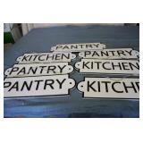 Kitchen and Pantry Signs...