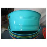 Plastic tubs and baskets...