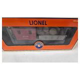 Lionel Gondola w/canisters and Work Caboose
