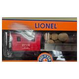 Lionel Gondola w/canisters and Work Caboose