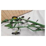 Ertl John Deere Mower Conditioner Toy 1/16 and Four Bottom Plow