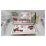 1996 NFL Team Collectible, Die Cast Transporter w/box, Like New, Cardinals