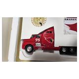 1996 NFL Team Collectible, Die Cast Transporter w/box, Like New, Cardinals