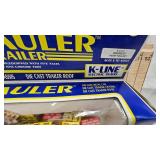K-Line Electric Trains Heavy Hauler Tractor Trailer-Quikcrete Flatbed with Load