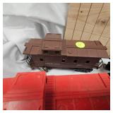 Lot of 8 Lionel Box Cars, Caboose, Etc