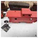Lot of 8 Lionel Box Cars, Caboose, Etc