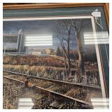 "At the Crossing" Jim Hensel, glass cracked