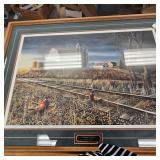 "At the Crossing" Jim Hensel, glass cracked