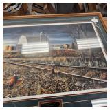 "At the Crossing" Jim Hensel, glass cracked