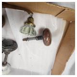 Box of Antique Door Knobs
