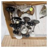 Box of Antique Door Knobs