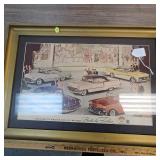 Glorifying the Nineteen Fifty Six Motor Car Print
