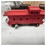 Lot of 7 Lionel Box Cars, Caboose, Etc