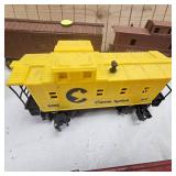 Lot of 7 Lionel Box Cars, Caboose, Etc