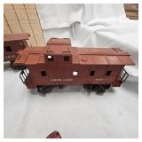 Lot of 7 Lionel Box Cars, Caboose, Etc