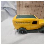 Lot of 2 Delivery Truck Coin Banks with advertising