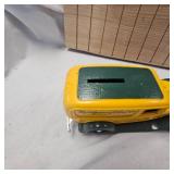 Lot of 2 Delivery Truck Coin Banks with advertising