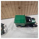 Lot of 2 Delivery Truck Coin Banks with advertising