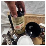 Lof of Insulated Beer Mugs, Schlitz, Hamm