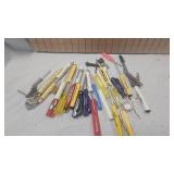 Lot of Misc Advertising Screwdrivers and Tools