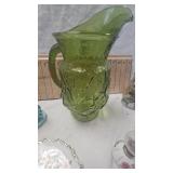 Corningware, Coffee Pot, Green Pitcher and Misc