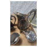 Lot of Silver Plated Dishes