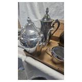 Lot of Silver Plated Dishes