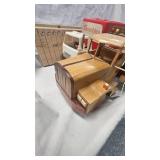 Model Wood Flatbread Truck and Go Gambles Truck Hauler