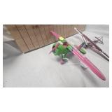 Texaco and Kawasaki Die Cast Planes