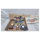 Misc Clock Décor and Winston Cup License Plate