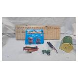 Lot of Die Cast and Mini John Deere Mailbox