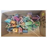 Lot of Miniatures, Birds, Birdhouses, etc