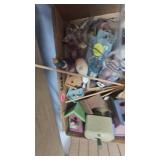 Lot of Miniatures, Birds, Birdhouses, etc