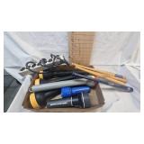 Lot of Flashlights and Mini Bats