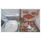 Bacon Cooker, Bread Slicer, Foreman Grill and Cookie Cutters