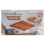 Bacon Cooker, Bread Slicer, Foreman Grill and Cookie Cutters