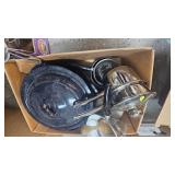 Graniteware Canning Pot, Double Boiler, Colander