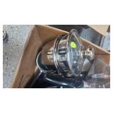 Graniteware Canning Pot, Double Boiler, Colander