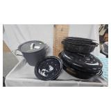Lot of Graniteware Roasters