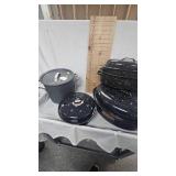 Lot of Graniteware Roasters