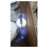Lot of Enamel Cooking Pot, Saucepan and Cofee Pot