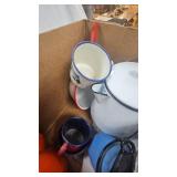 Lot of Enamel Cookware Assorter