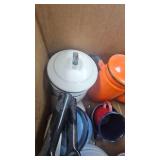 Lot of Enamel Cookware Assorter