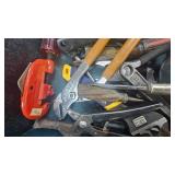 Crescent Wrench, Pliers, Screwdriver and Misc Tools