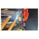 Crescent Wrench, Pliers, Screwdriver and Misc Tools