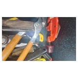 Crescent Wrench, Pliers, Screwdriver and Misc Tools