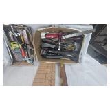 Solder Gun, Hacksaw, Various Tools